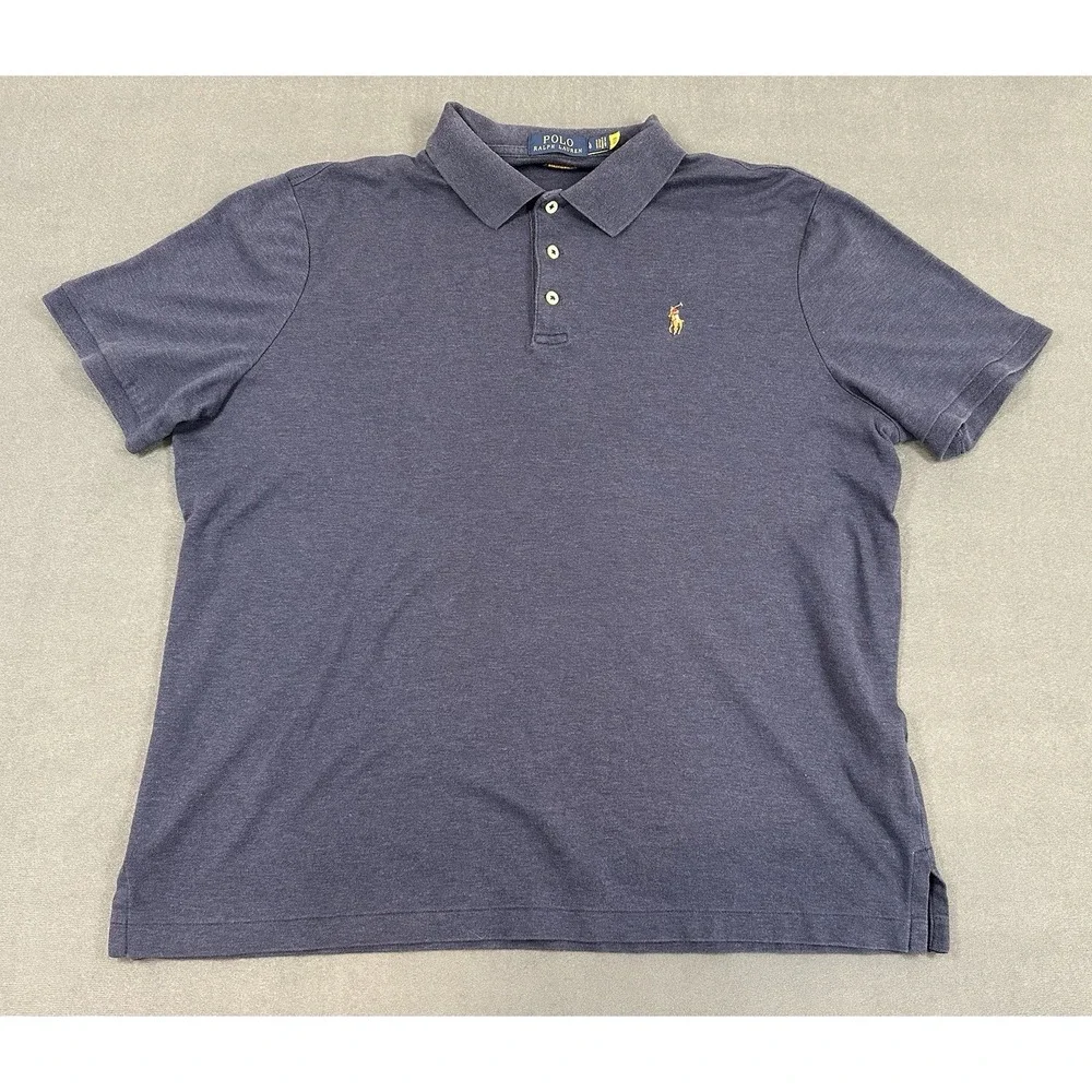 Polo Ralph Lauren Polo Shirt Mens Size L Classic Fit 100% Cotton Short Sleeve